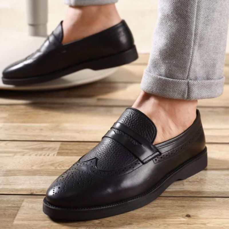 Mocassins Haut de Gamme  CUIR ORGINALE