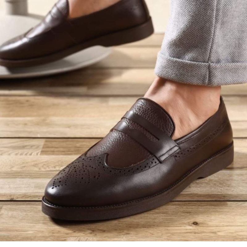 Mocassins Haut de Gamme  CUIR ORGINALE